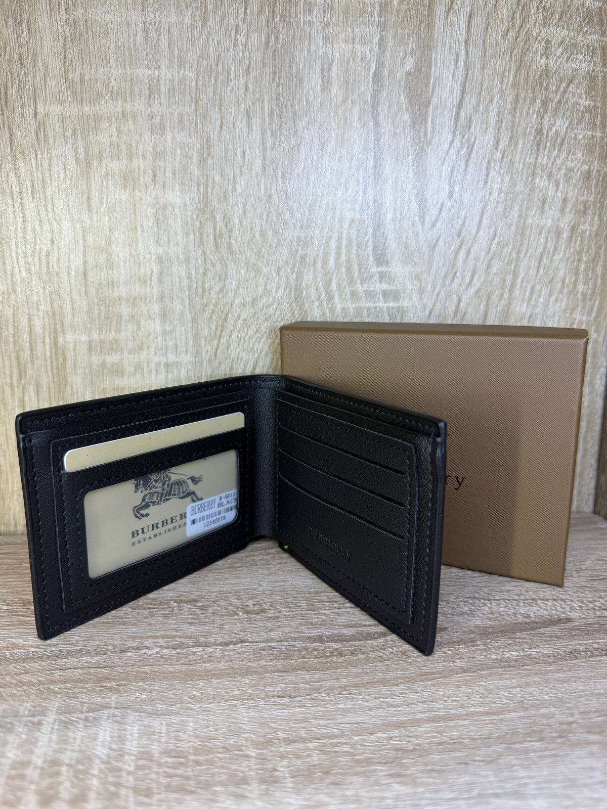 PORTE MONNAIE HOMMES BURBERRY GRIS