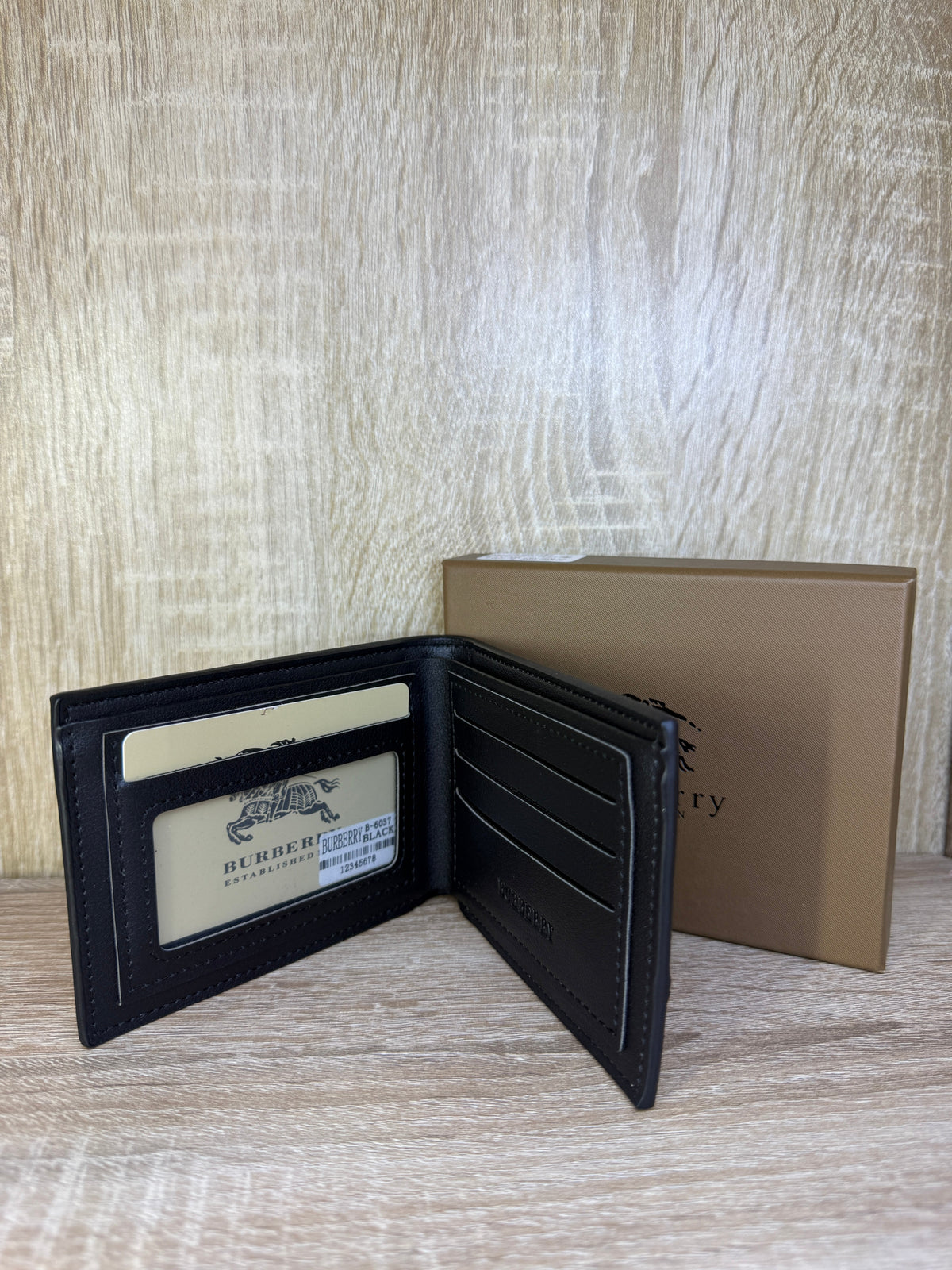 PORTE MONNAIE BURBERRY HOMMES BLEU/BLANC