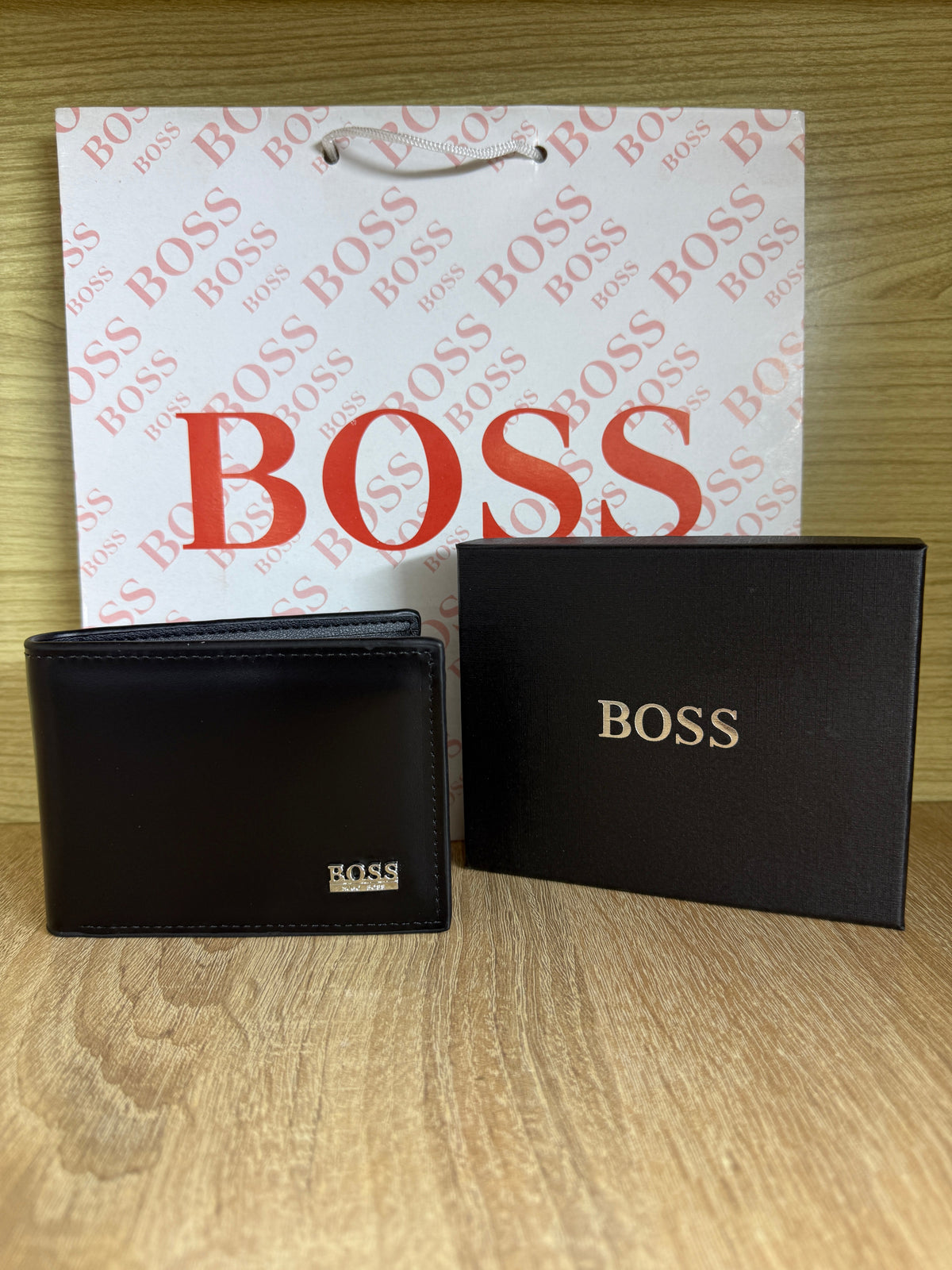 PORTE MONNAIE BOSS HOMMES 1 AVEC SACHET