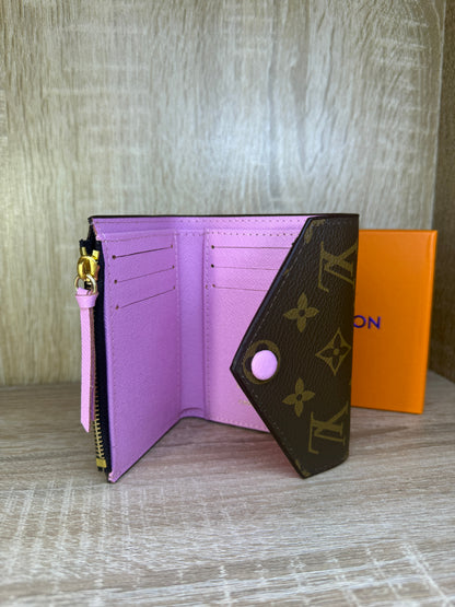 PORTE MONNAIE FEMMES LV MARRON PINK 1