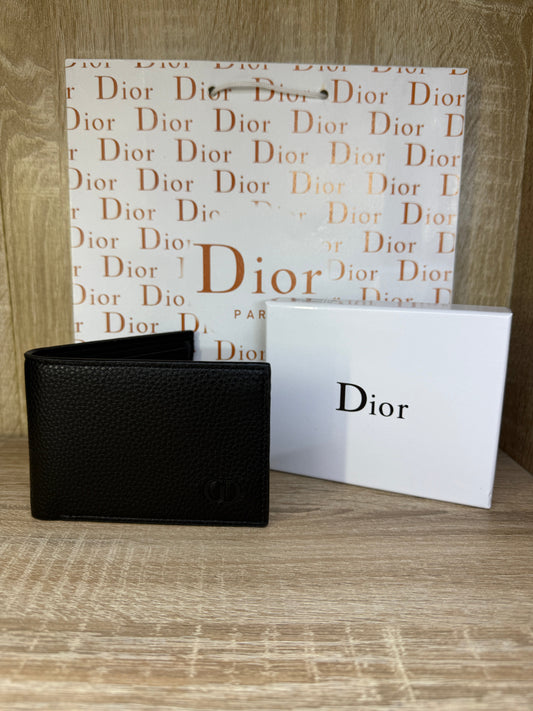 PORTE MONNAIE DIOR HOMMES CD NOIR AVEC SACHET