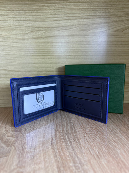 PORTE MONNAIE HOMMES GOYARD BLEU