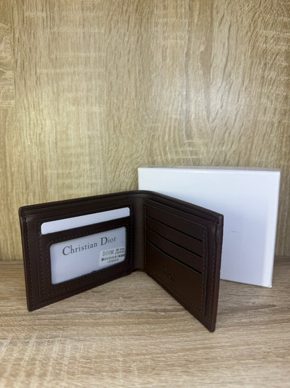 PORTE MONNAIE DIOR HOMMES CD MARRON
