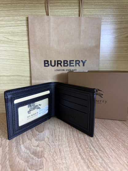 PORTE MONNAIE HOMMES BURBERRY GRIS AVEC SACHET