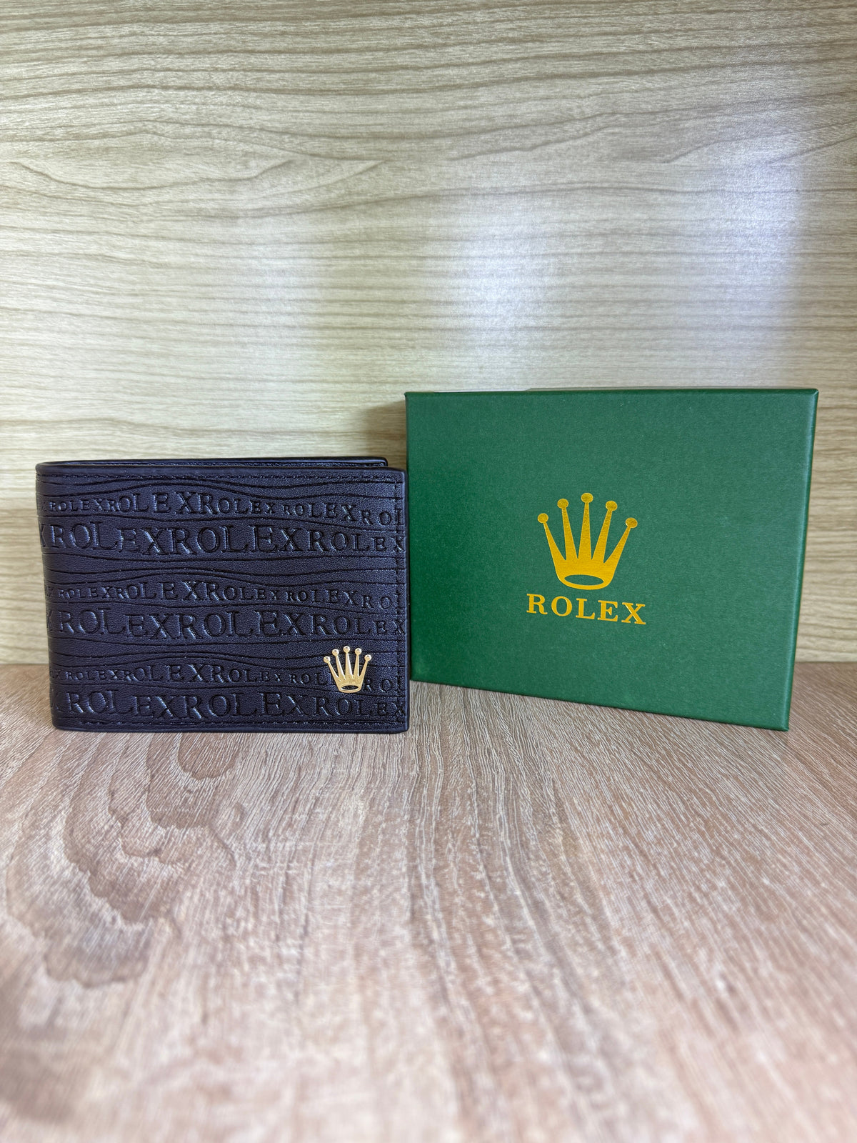 PORTE MONNAIE HOMMES ROLEX NOIR