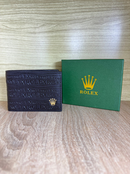 PORTE MONNAIE HOMMES ROLEX NOIR