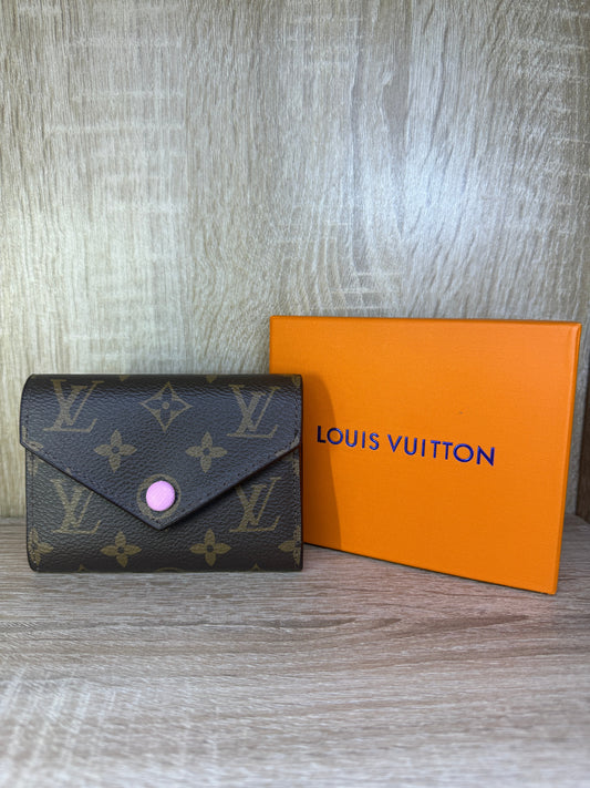 PORTE MONNAIE FEMMES LV MARRON PINK 1