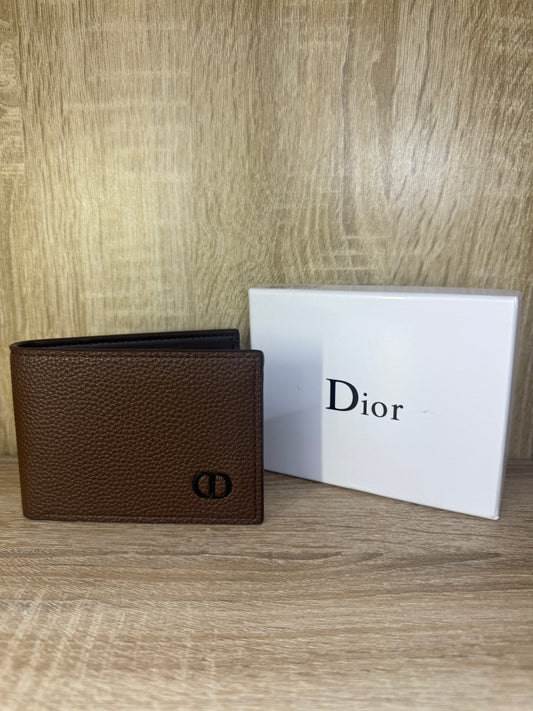 PORTE MONNAIE DIOR HOMMES CD MARRON