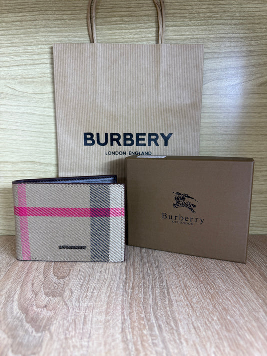 PORTE MONNAIE BURBERRY HOMMES  1 AVEC SACHET
