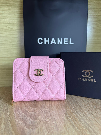 PORTE MONNAIE FEMMES CHANEL PINK AVEC SACHET