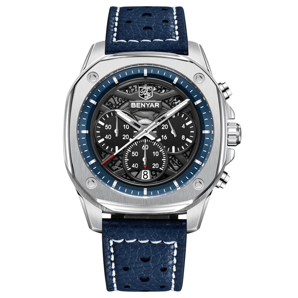 BENYAR CHRONOGRAPHE CUIR | HOMME